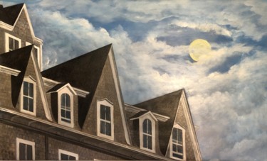 Pintura titulada "Moonlight" por Roy Wrenn, Obra de arte original, Acrílico