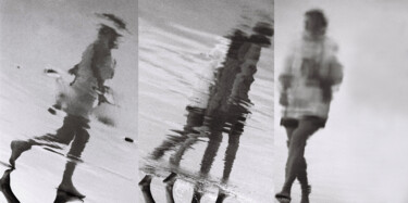 Fotografía titulada "Tryptique Ombres" por Roz Delacour, Obra de arte original, Fotografía analógica Montado en Plexiglás