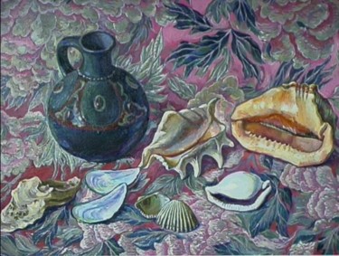 Картина под названием "Shells" - William Rozenson, Подлинное произведение искусства