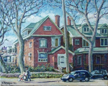 Картина под названием "Toronto  Roncesvale…" - William Rozenson, Подлинное произведение искусства