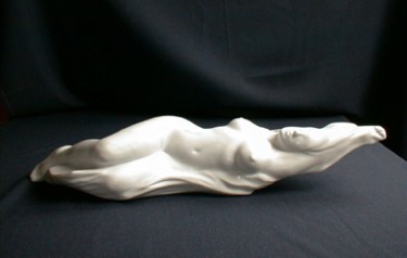 Sculptuur getiteld "akt 1" door Ryszard Piotrowski, Origineel Kunstwerk, Steen