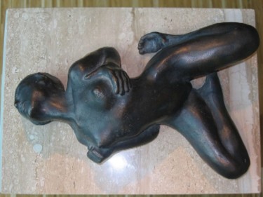 Sculpture titled "nude" by Ryszard Piotrowski, Original Artwork, Metals