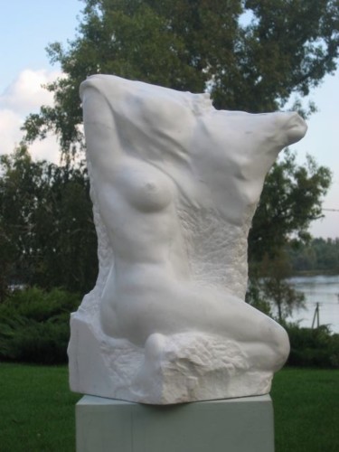 Skulptur mit dem Titel "akt" von Ryszard Piotrowski, Original-Kunstwerk