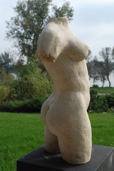 Rzeźba zatytułowany „tors_2-ceramika-1.J…” autorstwa Ryszard Piotrowski, Oryginalna praca, Terakota