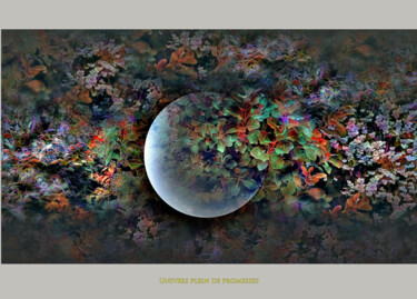 Digital Arts titled "8-univers-plein-de-…" by Michel Guillaumeau, Original Artwork, 2D Digital Work