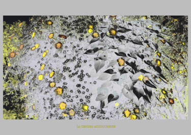 Digital Arts titled "10-la-cendre-accouc…" by Michel Guillaumeau, Original Artwork, Digital Painting