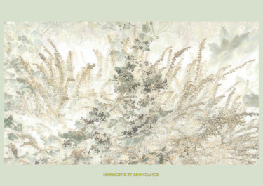 Arte digitale intitolato "19-harmonie-et-abon…" da Michel Guillaumeau, Opera d'arte originale, Lavoro digitale 2D