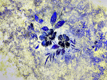 Photographie intitulée "Flore céleste" par Michel Guillaumeau, Œuvre d'art originale, Photographie numérique