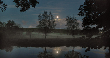 Photographie intitulée "Nuit profonde" par Michel Guillaumeau, Œuvre d'art originale, Photographie numérique