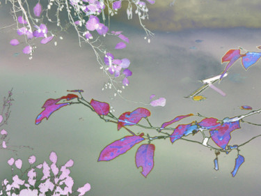Цифровое искусство под названием "Japon 2" - Michel Guillaumeau, Подлинное произведение искусства, Цифровая живопись