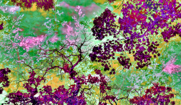 Arts numériques intitulée "Tempête de printemps" par Michel Guillaumeau, Œuvre d'art originale, Peinture numérique