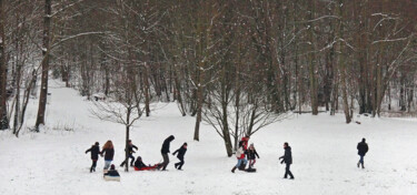 Fotografie mit dem Titel "Jeux d'hiver et var…" von Michel Guillaumeau, Original-Kunstwerk, Digitale Fotografie