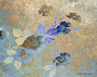 Artes digitais intitulada "Flore" por Michel Guillaumeau, Obras de arte originais, Pintura digital