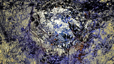 Digital Arts titled "Esprit des bois" by Michel Guillaumeau, Original Artwork, Digital Painting
