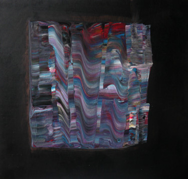 Peinture intitulée "Wavelengh" par Rain R, Œuvre d'art originale, Acrylique