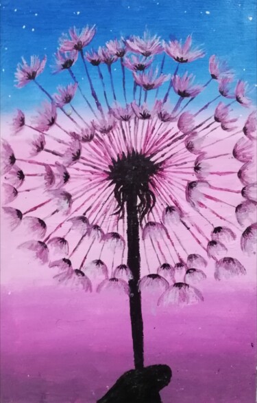 Make a Wish Painting titled "Make a Wish" by Rameeza Dakhan, Original Art, Acrylic