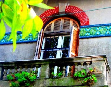 Фотография под названием "WINDOW ON THE STREET" - Ruben Gimenez Viera, Подлинное произведение искусства