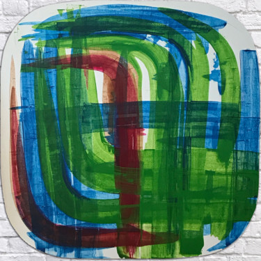 Painting titled "Insta013" by Ruben Abstract, Original Artwork, Enamel