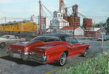 Pintura titulada "Buick Riviera" por Ruben Badia, Obra de arte original, Acrílico