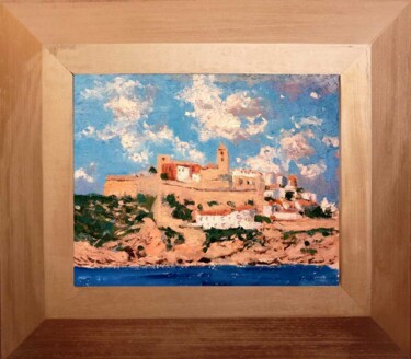 Paisaje de Ibiza Pintura titulada "Paisaje de Ibiza" por Rubén De Luis, Obra de arte original, Oleo