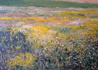 Painting titled "OLEO, PRIMAVERA EN…" by Rubén De Luis, Original Artwork, Oil