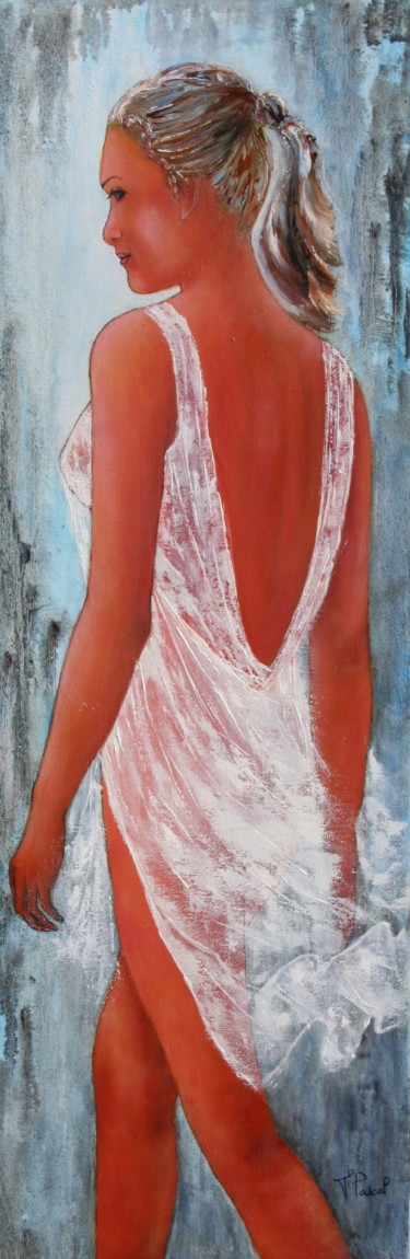 Peinture intitulée "PAULINE" par Françoise Pascal, Œuvre d'art originale, Huile