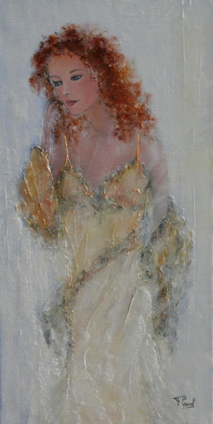 Painting titled "ESTELLE" by Françoise Pascal, Original Artwork