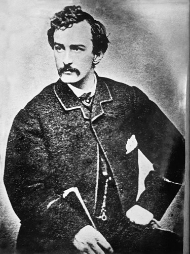 John Wilkes Booth Mug Shot Mugshot Vertical Peinture intitulée "John Wilkes Booth M…" par Tony Rubino, Œuvre d'art originale, Acrylique Monté sur Châssis