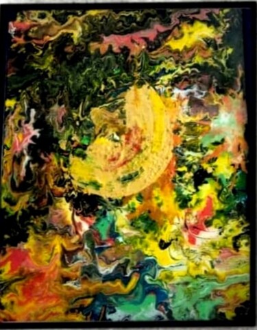 Malerei mit dem Titel "Abstract" von Ruchi Gupta, Original-Kunstwerk, Acryl