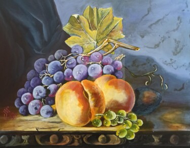 Натюрморт фруктовый Pintura titulada "Натюрморт фруктовый" por Natalia Rudenko, Obra de arte original, Témpera