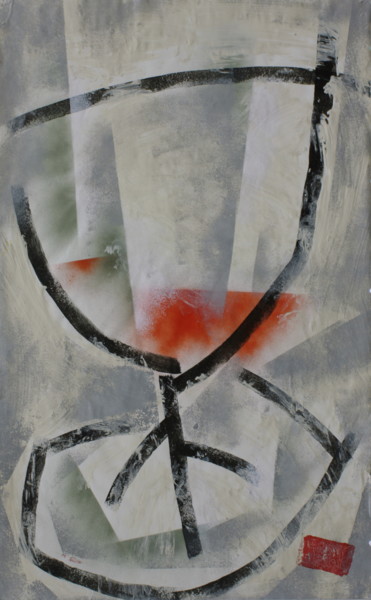 Картина под названием "Чжуан-цзы.Его рюмка." - Sergey Rudensky, Подлинное произведение искусства, Акрил