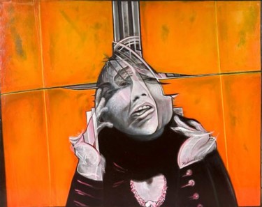 Картина под названием "Singing in the pain" - Marion Rudermann, Подлинное произведение искусства, Масло