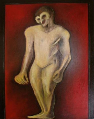 Painting titled "Commedia dell' Arte" by Marion Rudermann, Original Artwork, Oil