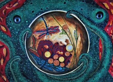 Peinture intitulée "Poverty 4" par Rüdiger Eggers, Œuvre d'art originale, Aquarelle