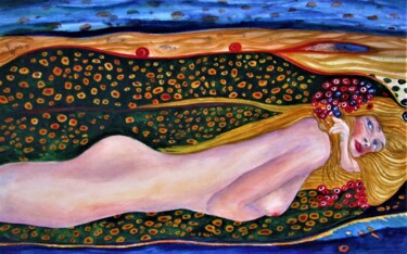 Peinture intitulée "2. Hommage an Gusta…" par Rüdiger Eggers, Œuvre d'art originale, Aquarelle