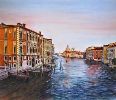 Painting titled "Venezia 22" by Rüdiger Eggers, Original Artwork, Watercolor