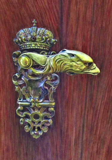 "door handle" başlıklı Tablo Rüdiger Eggers tarafından, Orijinal sanat, Suluboya