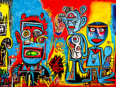 Digital Arts titled "Graffiti No. 6  -…" by Rüdiger Geisler, Original Artwork, Digital Painting