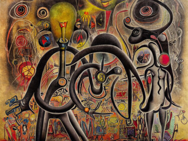 Arte digitale intitolato "Graffiti No. 9  --…" da Rüdiger Geisler, Opera d'arte originale, Pittura digitale