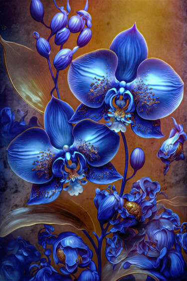 Digitale Kunst getiteld "Orchidee" door Rüdiger Geisler, Origineel Kunstwerk, Digitale fotografie