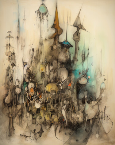 Digital Arts titled "Tower02" by Rüdiger Geisler, Original Artwork, 2D Digital Work