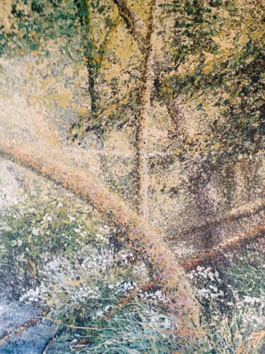 Painting titled "l'arbre courbé" by Rudolf Otto, Original Artwork, Acrylic