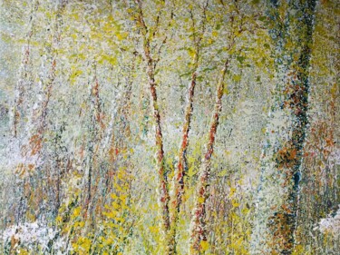 Peinture intitulée "Forêt printanière" par Rudolf Otto, Œuvre d'art originale, Acrylique
