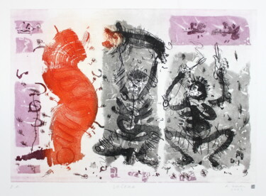印花与版画 标题为“Dinner(cycle of tho…” 由Rudolf Suran, 原创艺术品, 蚀刻