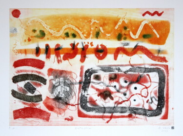 Estampas & grabados titulada "Entropy (cycle of t…" por Rudolf Suran, Obra de arte original, Aguafuerte