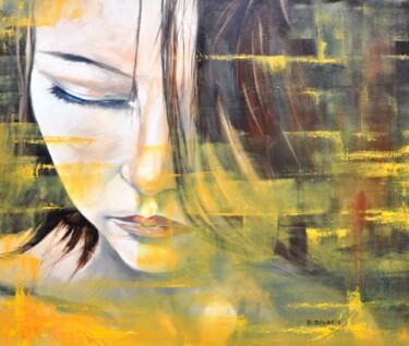 Картина под названием "Orange Blossem" - Rudy Dewaele, Подлинное произведение искусства, Масло