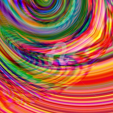 Digitale Kunst mit dem Titel "Colors" von Rudy L. Henderson, Original-Kunstwerk, Digitale Malerei