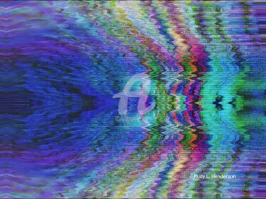 Digitale Kunst mit dem Titel "Waves of Colors" von Rudy L. Henderson, Original-Kunstwerk, Digitale Collage