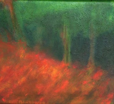 Painting titled "Wasaká-Arbol de Vida" by Peñaranda  Chadid Miriam, Original Artwork