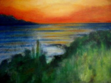 Painting titled "CREPÚSCULO" by Peñaranda  Chadid Miriam, Original Artwork, Oil